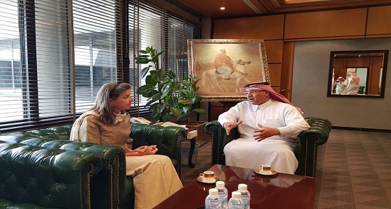 أمين الرياض يستقبل سفيرة بلجيكا لدى المملكة بمكتبه