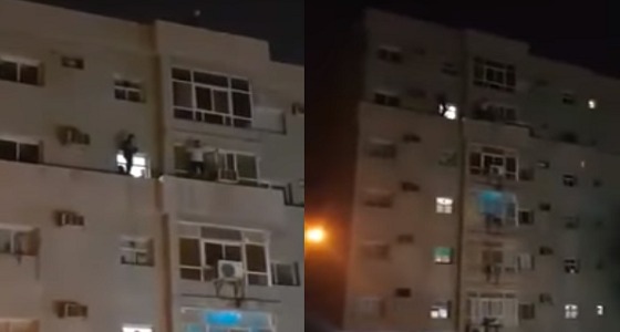 فيديو مروع يوثق لحظة انتحار وافد بالكويت