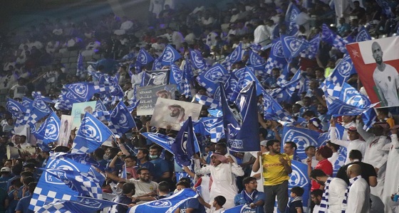 بالفيديو.. جماهير الهلال تردد &#8221; كلنا مع تركي &#8221; بمباراة الزمالك