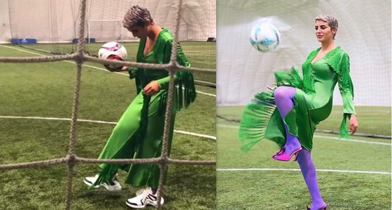بالفيديو.. سجى كمال أول لاعبة كرة قدم &#8221; سعودية &#8221; تدخل موسوعة جينيس