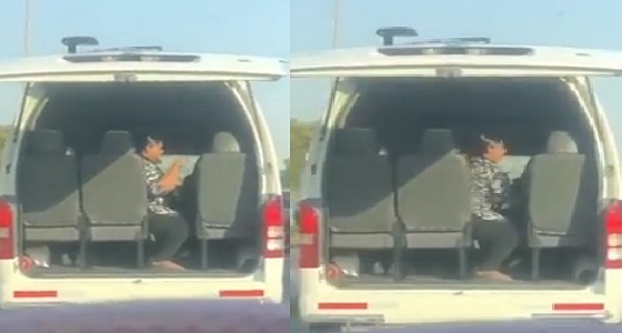 بالفيديو..مشرفة تعتدي بالضرب على طالب في باص مدرسة