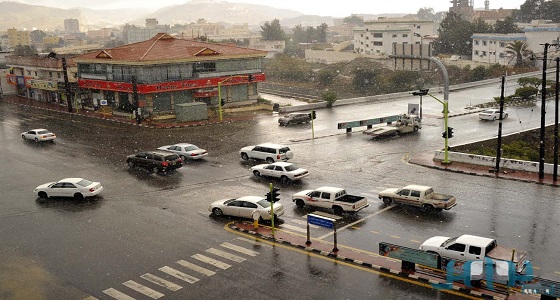 أمطار على منطقة الباحة