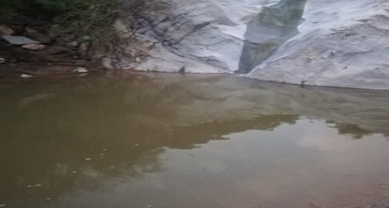 غرق وافد في وادي قدران بعسير