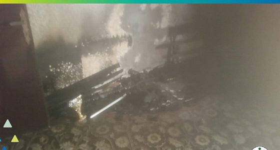 إخلاء 6 أشخاص إثر نشوب حريق داخل منزل في ينبع