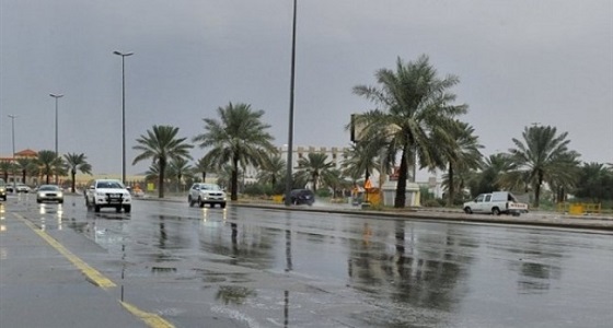 أمطار على منطقة الباحة