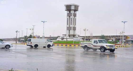 أمطار على مدينة عرعر