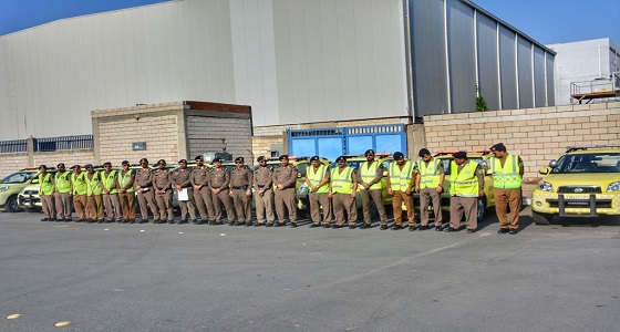 مدني جدة يقوم بحملات على مستودعات جنوب المحافظة