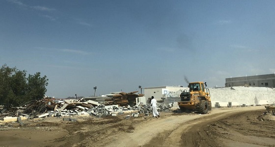 إزالة تعديات على أرض مساحتها 15.850 ألف م2 ببريمان