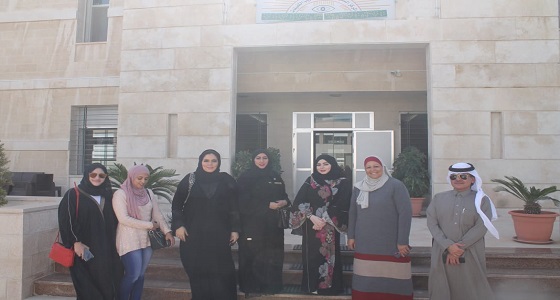 سفارة المملكة ترافق وفد الإعلاميات بزيارة المركز السعودي لتأهيل وتدريب الكفيفات بالأردن