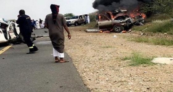 ارتفاع وفيات حادث طلاب عارضة جازان إلى اثنين