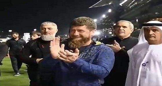بالفيديو.. سعادة رئيس الشيشان لتفوق حصانه على حصان ولي عهد دبي