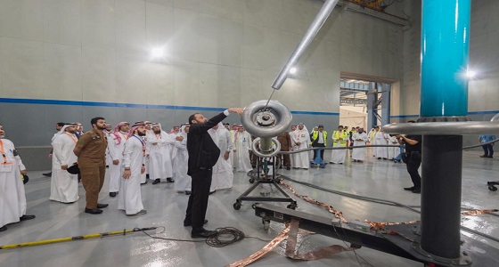 ” السعودية للكهرباء ” و بتشريف من محافظ رابغ تشارك في تدشين أول مصنع محلي لكابلات الجهد الفائق 380 ك.ف