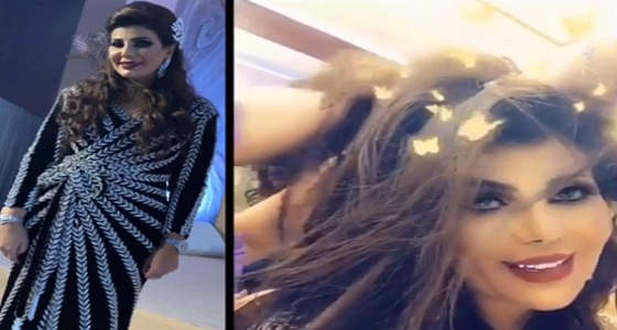 بالفيديو.. شعر إلهام الفضالة ” منكوش ” عقب زفاف ابنتها