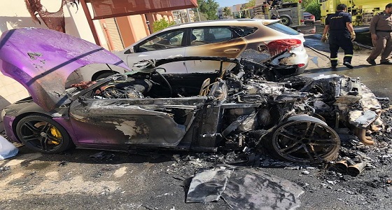 بالفيديو والصور.. القبض على حارق السيارة بجدة الذي تنكر في ملابس نسائية