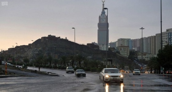 &#8221; الأرصاد &#8221; تصدر تنبيها بهطول أمطار رعدية على محافظات مكة