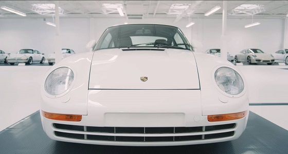 ​بالفيديو .. أجمل مجموعة من سيارات بورشة البيضاء في مكان واحد