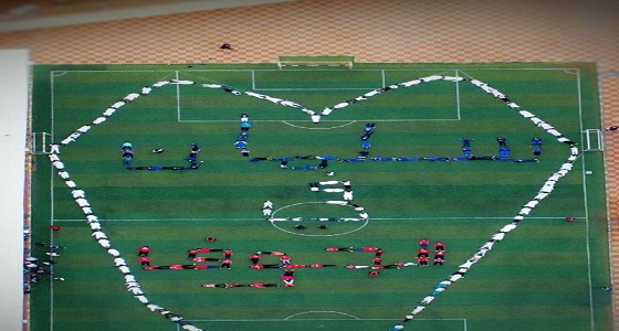 طلاب الجوف يرحبون بخادم الحرمين على طريقتهم الخاصة