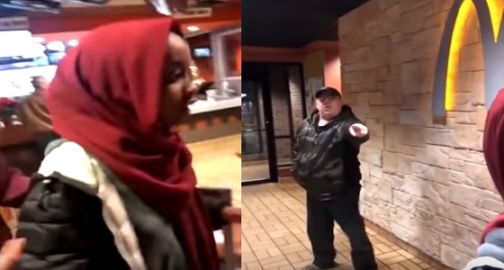 بالفيديو.. أمريكي يهدد مراهقات مسلمات بالسلاح
