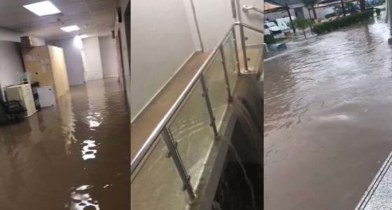 بالفيديو.. الأمطار تجتاح مدينة الملك سعود الطبية بالرياض