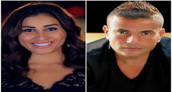 بالفيديو.. دينا الشربيني تدخل عمرو دياب في شجار مع عنصر أمن إنجليزي