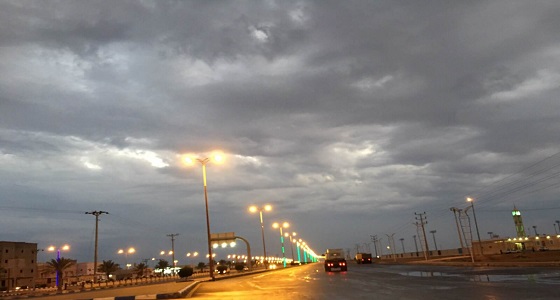 أمطار على محافظة الليث والمراكز التابعة لها