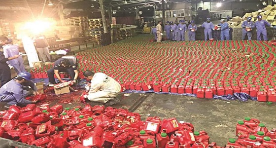 بالفيديو.. إحباط أكبر عملية تهريب حبوب مخدرة للكويت