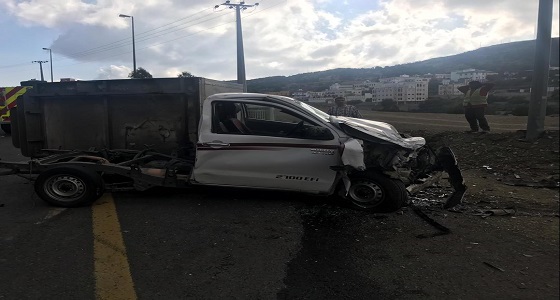 5 إصابات متفرقة في  ثلاث  حوادث مرورية اليوم بـ ” الباحة “