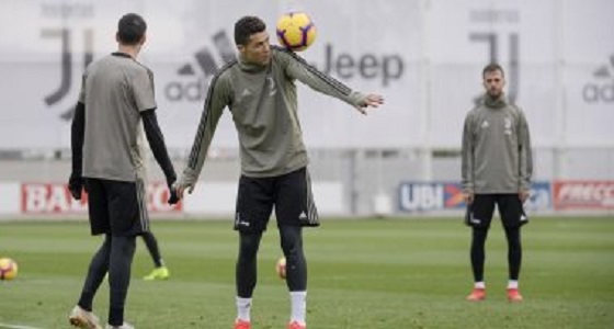 رونالدو يستعيد مهاراته بتدريبات يوفنتوس للقاء سبال
