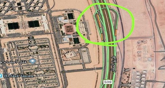 تنويه للمتجهين شمالا عبر طريق المطار بالرياض