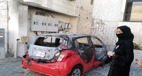 تفاصيل نشوب حريق &#8221; غامض &#8221; بسيارة فتاة في جدة