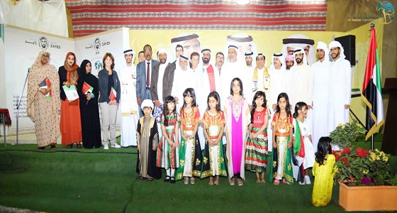 خيمة التواصل العالمية تحتفل بعيد الاتحاد الوطني للامارات