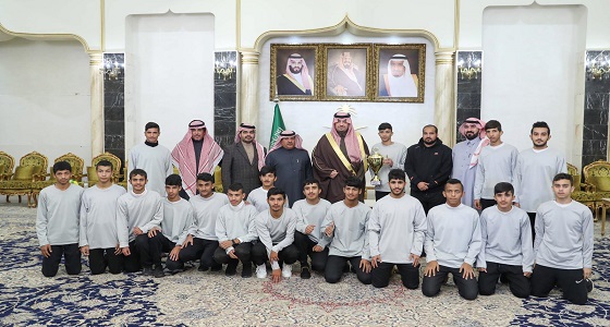 أمير الشمالية يستقبل فريق درجة الشباب بنادي الوعد بمناسبة تأهله لدوري الدرجة الأولى