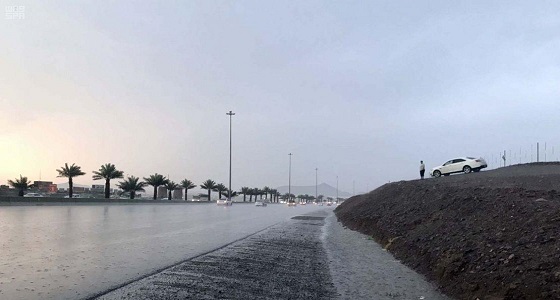 مدني المدينة يدعو إلى أخذ الحيطة خلال الحالة الجوية الماطرة