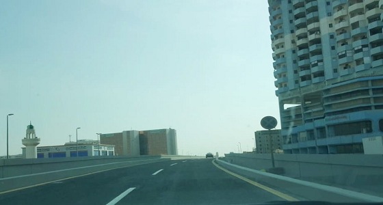 جدة.. افتتاح جسر الملك خالد من الشمال للجنوب ” صورة “