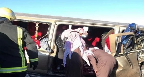 توجيه من أمير حائل بمتابعة حالة المصابين في حادث المعلمات