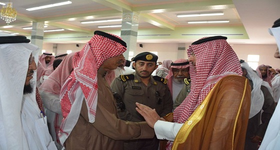 جموع المصلين بمركز بحر أبو سكينة تشيّع شهيد الواجب الرقيب ” عسيري “