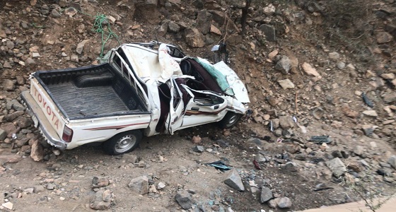 بالصور.. وفاة وإصابة 3 أشخاص في حادثين منفصلين بالباحة