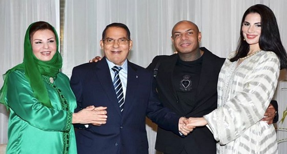 بالصور.. مأذون سعودي يعقد قران ابنة الرئيس التونسي السابق ومغني راب