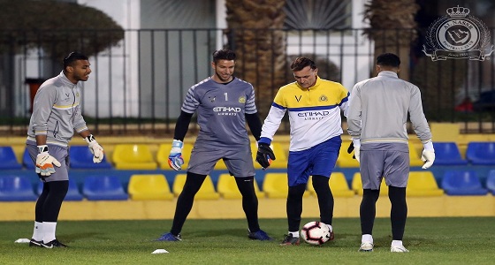 بالصور.. النصر يختتم استعداداته لمواجهة الفيصلي