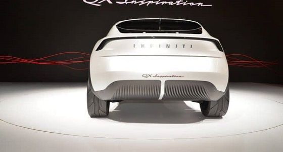 بالصور.. سيارة انفينيتي QX انسبيريشن تعلن الحرب بتصميمها ضد تسلا Model X