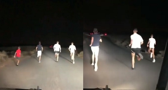 بالفيديو.. رونالدو ينافس ابنه في الجري داخل صحراء دبي