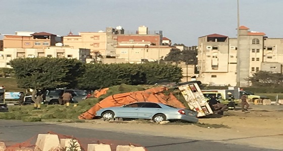 مصرع وإصابة 6 أشخاص في حادث انقلاب بالباحة