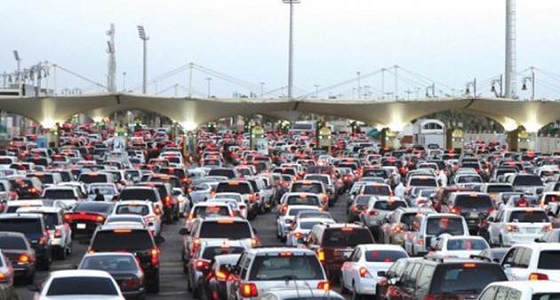 أكثر من 338 ألف مسافر عبروا جسر الملك فهد في 3 أيام