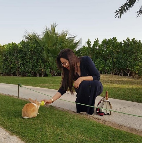 لجين عمران تعيش حالة حب