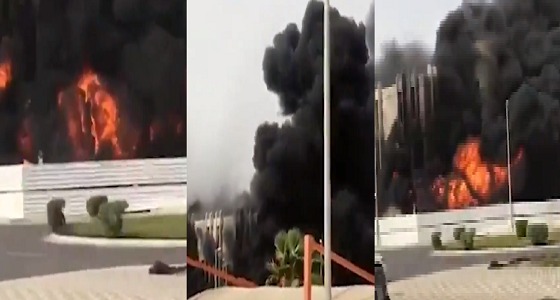 بالفيديو.. اندلاع حريق في كلية الصيدلة بجامعة الإمام عبدالرحمن بن فيصل بالدمام