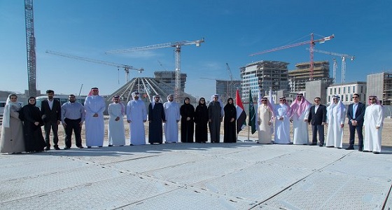 وفد المملكة يزور المكان المخصص لجناح المملكة في إكسبو 2020 دبي