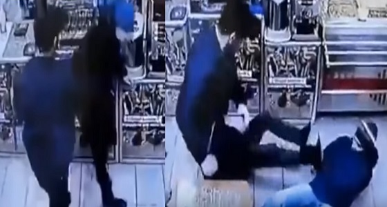 بالفيديو.. مشاجرة عنيفة بين 3 أشخاص روسيين وشاب شيشاني.. والسبب صادم
