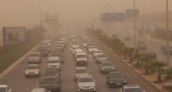 تنبيه لأهالي الرياض برياح مثيرة للغبار والأتربة