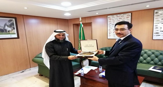 البيئة: سفير أوزبكستان يطلع على تجربة السعودية الناجحة في الاستزراع السمكي