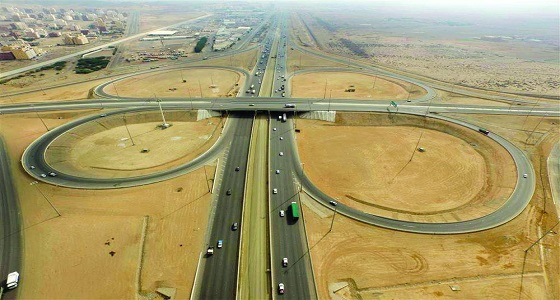 الانتهاء من تقاطع طريق الملك عبدالله مع ” الحرمين “